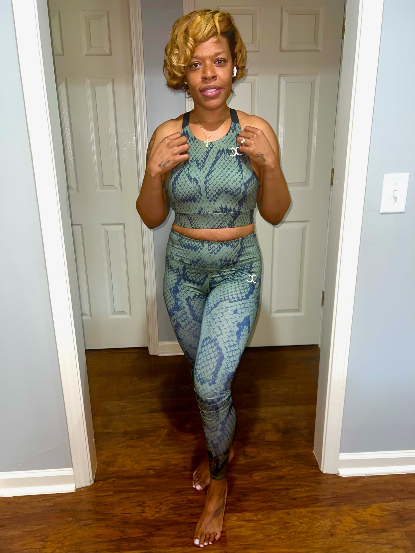 Green Python Set