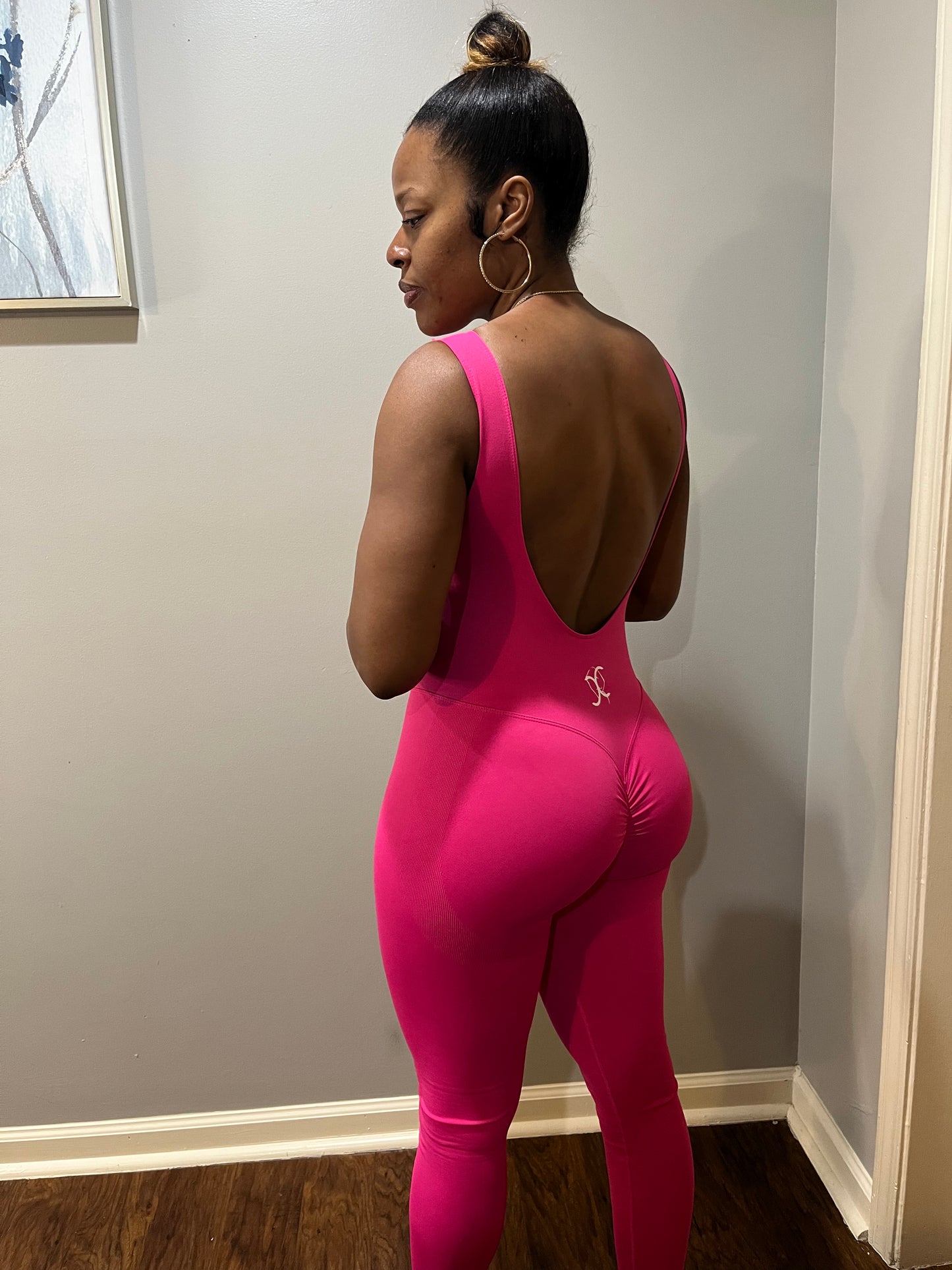 Deep U-Back Jumpsuit