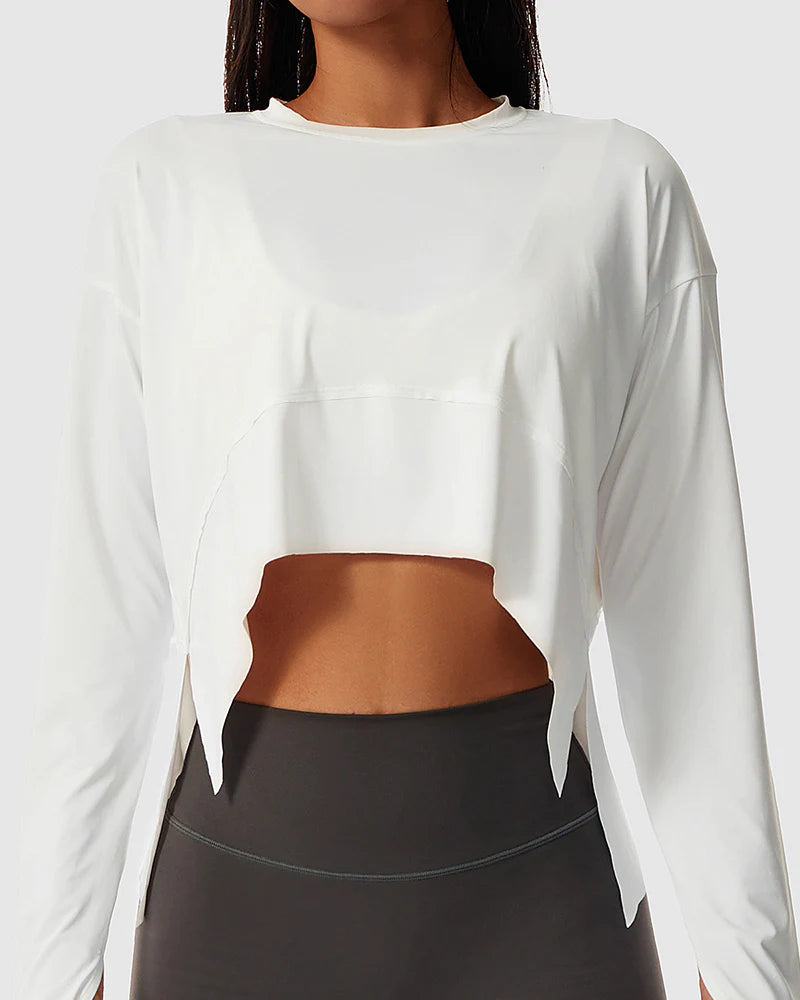 Long Sleeve Crop Top