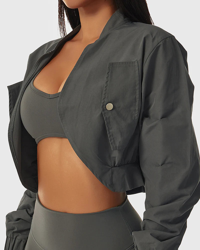 Casual Crop Jacket